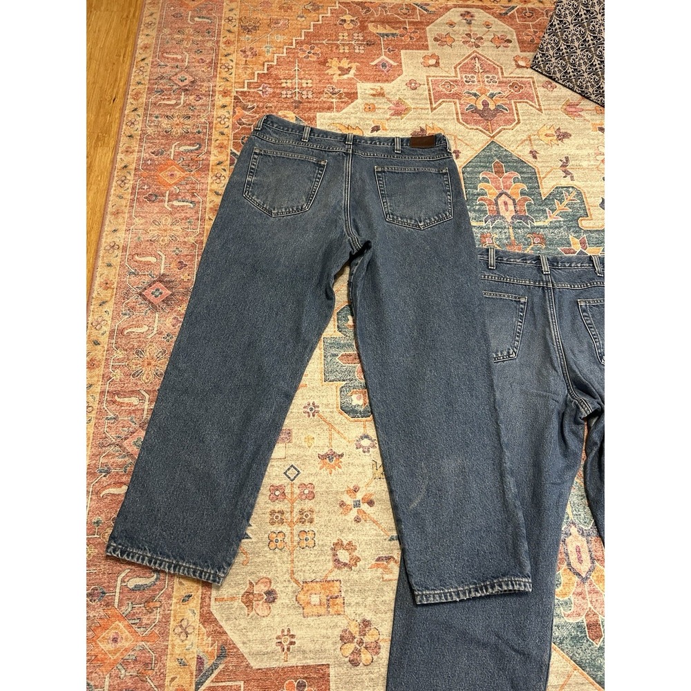 LL Bean 2 Pair Jeans Mens 38x29 Fleece Lined Double L Classic Fit Warm Winter - Picture 11 of 11
